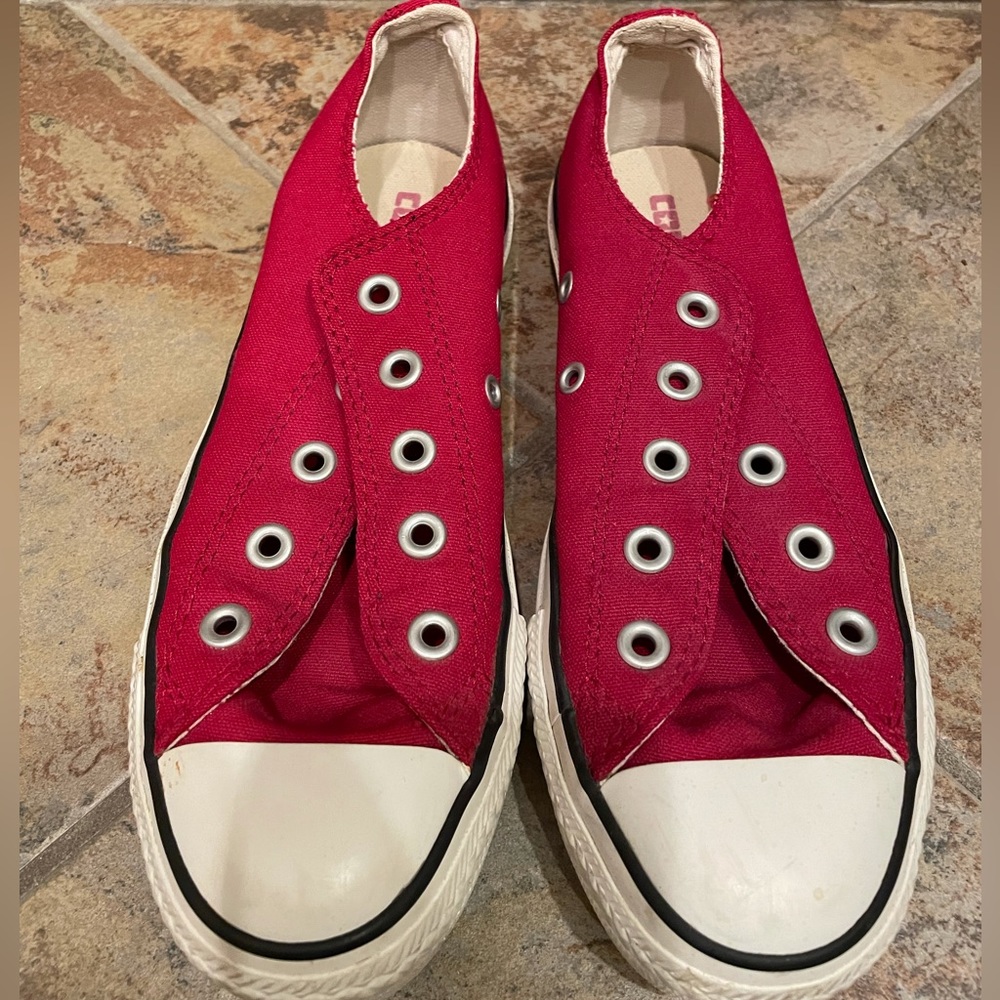 Red Low Top Converse
